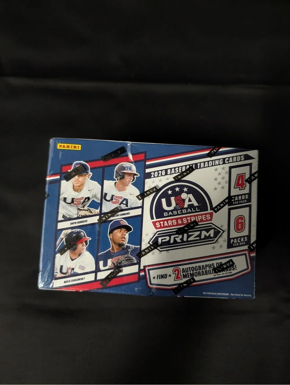 2026 Panini USA Baseball Stars & Stripes Prizm Trading Cards Box